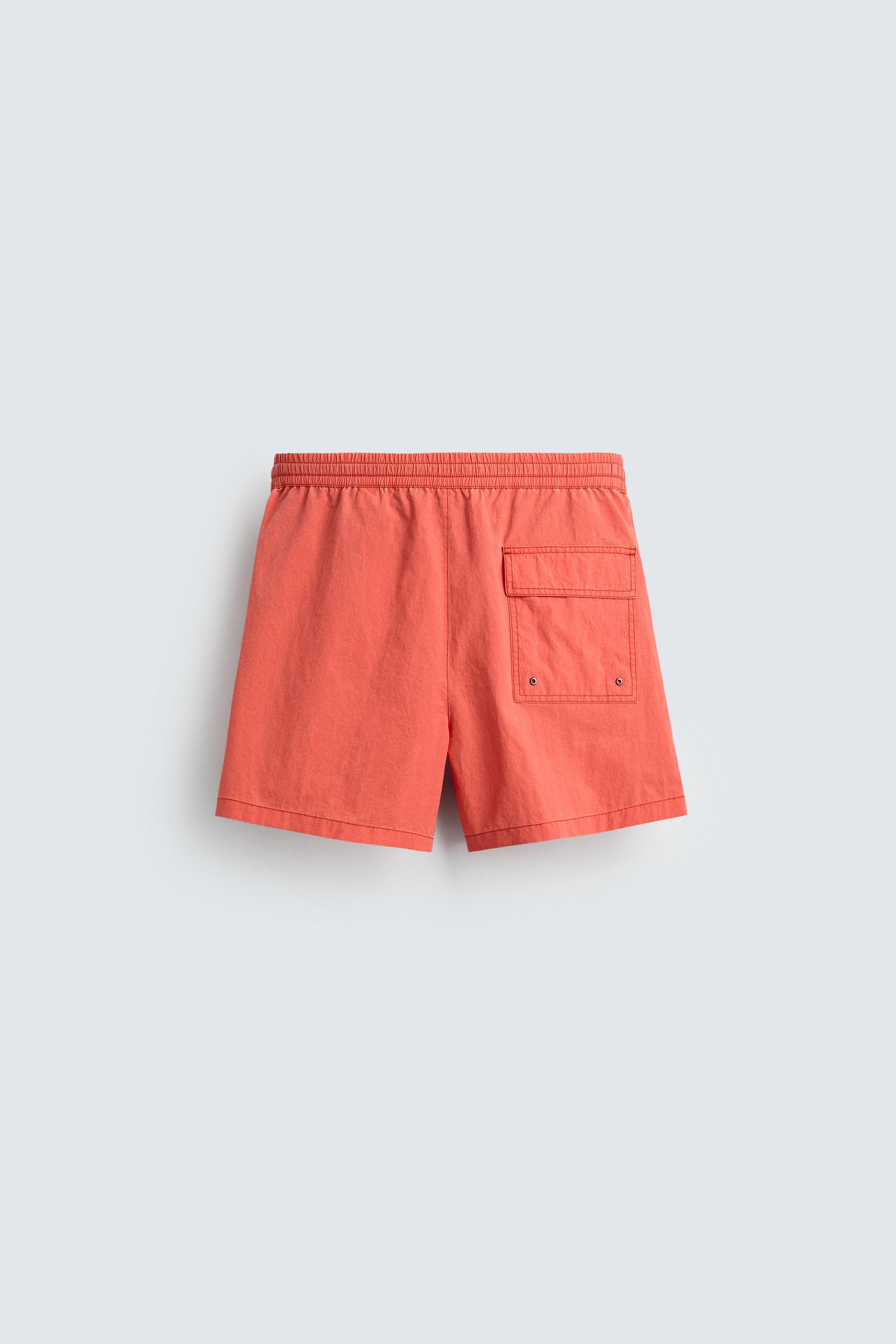 MAILLOT DE BAIN TEXTURÉ MI-LONG